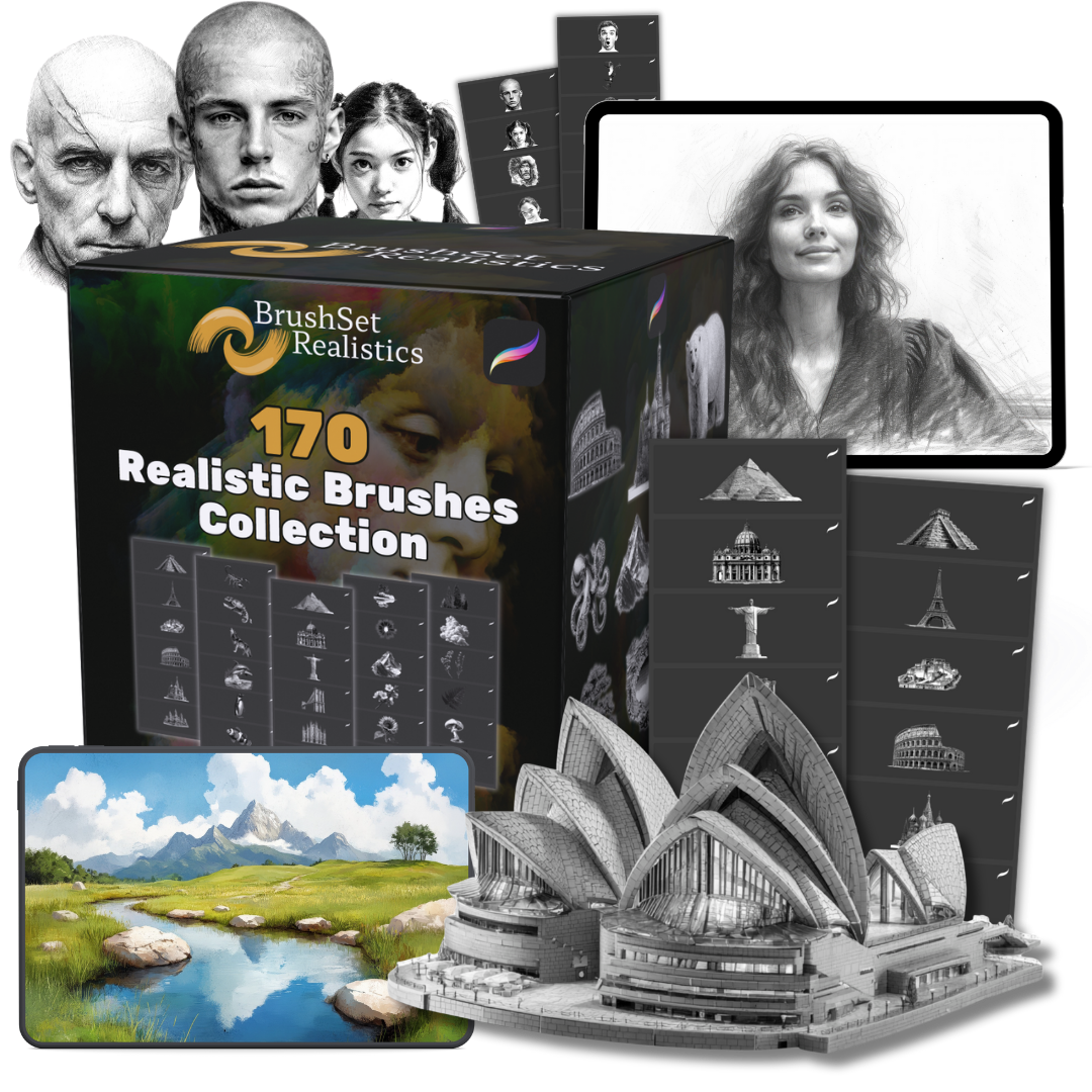 170 Realistic Brushes Collection